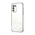 For OPPO K9s / K10 Energy Transparent Plating Fine Hole Phone Case(Silver)