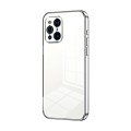 For OPPO Find X3 / Find X3 Pro Transparent Plating Fine Hole Phone Case(Silver)