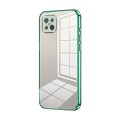 For OPPO A92s / Reno4 Z 5G Transparent Plating Fine Hole Phone Case(Green)