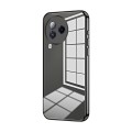 For Xiaomi Civi 3 Transparent Plating Fine Hole Phone Case(Black)