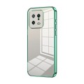 For Xiaomi 13 Transparent Plating Fine Hole Phone Case(Green)