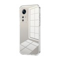 For Xiaomi 12S Transparent Plating Fine Hole Phone Case(Transparent)
