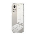 For Xiaomi 12 Lite Transparent Plating Fine Hole Phone Case(Transparent)