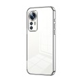For Xiaomi 12 / 12X Transparent Plating Fine Hole Phone Case(Silver)