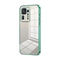 For Xiaomi Mix 4 Transparent Plating Fine Hole Phone Case(Green)