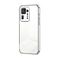 For Xiaomi Mix 4 Transparent Plating Fine Hole Phone Case(Silver)
