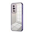 For Xiaomi Redmi K60 / K60 Pro Transparent Plating Fine Hole Phone Case(Purple)