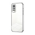 For Xiaomi Redmi Note 11 Pro 4G/5G Global Transparent Plating Fine Hole Phone Case(Silver)