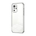 For Xiaomi Redmi Note 10 Pro 5G/Poco X3 GT Transparent Plating Fine Hole Phone Case(Silver)