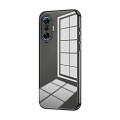 For Xiaomi Redmi K40 Gaming/Poco F3 GT Transparent Plating Fine Hole Phone Case(Black)