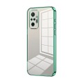 For Xiaomi Redmi Note 10 Pro/10 Pro Max Transparent Plating Fine Hole Phone Case(Green)