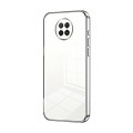 For Xiaomi Redmi Note 9 5G / Note 9T Transparent Plating Fine Hole Phone Case(Silver)