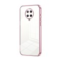 For Xiaomi Redmi K30 Pro / K30 Ultra Transparent Plating Fine Hole Phone Case(Pink)