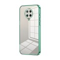 For Xiaomi Redmi K30 Pro / K30 Ultra Transparent Plating Fine Hole Phone Case(Green)