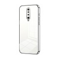 For Xiaomi Redmi K30 / K30 5G Transparent Plating Fine Hole Phone Case(Silver)