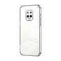 For Xiaomi Redmi 10X Pro 5G Transparent Plating Fine Hole Phone Case(Silver)