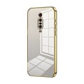 For Xiaomi Redmi K20 / K20 Pro Transparent Plating Fine Hole Phone Case(Gold)