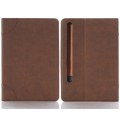 For Samsung Galaxy Tab S9 Retro Book Leather Tablet Case(Dark Brown)