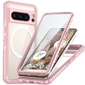 For Google Pixel 8 Pro Life Waterproof MagSafe Phone Case(Pink)