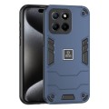 For Honor X6 2 in 1 Shockproof Phone Case(Blue)