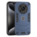 For Honor X9 5G 2 in 1 Shockproof Phone Case(Blue)
