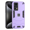 For Infinix Note 11s 2 in 1 Shockproof Phone Case(Purple)
