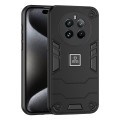 For Realme 12 Pro 2 in 1 Shockproof Phone Case(Black)