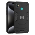 For Tecno Pop 5P 2 in 1 Shockproof Phone Case(Black)