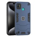 For Tecno Pop 5P 2 in 1 Shockproof Phone Case(Blue)