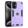 For Tecno Spark 9T 2 in 1 Shockproof Phone Case(Purple)