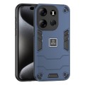 For Tecno Spark Go 2023 2 in 1 Shockproof Phone Case(Blue)