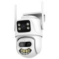 QX102 3MP WiFi Triple Camera Supports Two-way Voice Intercom & Infrared Night Vision(EU Plug)