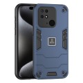 For Xiaomi Redmi 10C 2 in 1 Shockproof Phone Case(Blue)