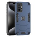 For Xiaomi Redmi Note 10 Pro 4G 2 in 1 Shockproof Phone Case(Blue)