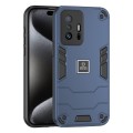 For Xiaomi Mi 11T 2 in 1 Shockproof Phone Case(Blue)