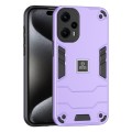 For Xiaomi Poco F5 5G 2 in 1 Shockproof Phone Case(Purple)