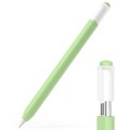 For Apple Pencil (USB-C) Jelly Silicone Stylus Pen Protective Cover(Matcha Green)