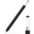 For Apple Pencil (USB-C) Jelly Silicone Stylus Pen Protective Cover(Black)