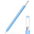 For Apple Pencil (USB-C) Jelly Silicone Stylus Pen Protective Cover(Sky Blue)