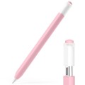 For Apple Pencil (USB-C) Jelly Silicone Stylus Pen Protective Cover(Pink)