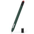 For Apple Pencil 2 Retro Pencil Style Stylus Pen Protective Case(Dark Green)