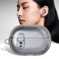 For Huawei FreeBuds Pro 3 Wireless Earphone TPU+PC Protective Case with Metal Buckle(Transparent Bla