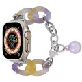 For Apple Watch Ultra 2 49mm Gradient Resin Chain Watch Band(Purple)
