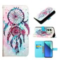 For Xiaomi Redmi Note 13 4G Global 3D Painting Horizontal Flip Leather Phone Case(Color Drop Wind Ch