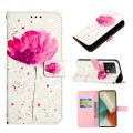 For Xiaomi Redmi Note 13 5G Global 3D Painting Horizontal Flip Leather Phone Case(Flower)