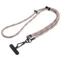 7mm Adjustable Crossbody Mobile Phone Anti-Lost Lanyard with Clip, Length: 75-150cm(Water Pattern Sk