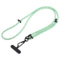 7mm Adjustable Crossbody Mobile Phone Anti-Lost Lanyard with Clip, Length: 75-150cm(Green White Zebr