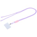 Universal Phone Spray Color Hardware Lanyard(Purple)