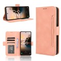 For TCL 40 NxtPaper 4G Skin Feel Calf Texture Card Slots Leather Phone Case(Pink)