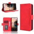 For TCL 40 NxtPaper 4G Skin Feel Calf Texture Card Slots Leather Phone Case(Red)